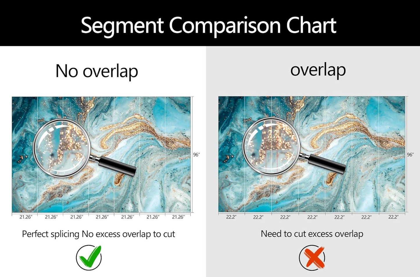 WFBHUA-Green and Gold Marble Wallpaper Abstract Art Photo Wall Murals for Living Room Bedroom (Not Peel and Stick)