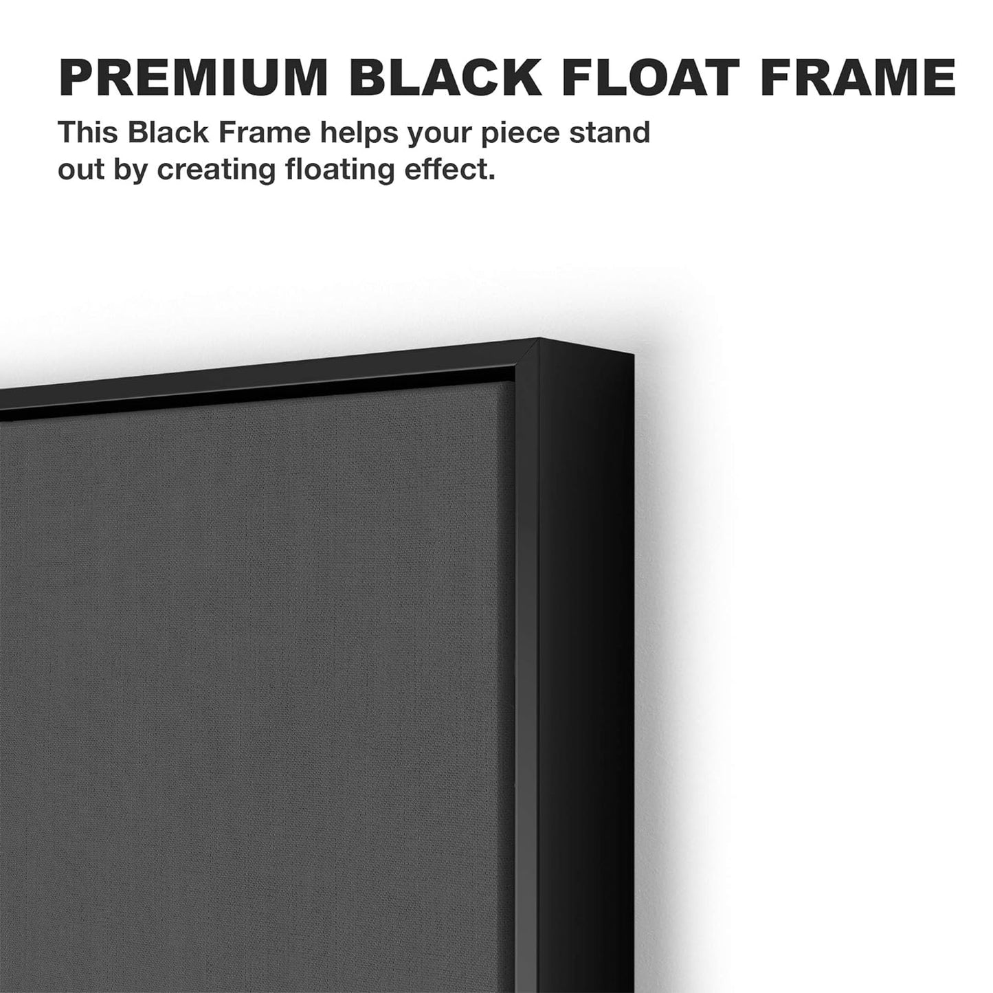 Death Star Inspired Canvas Print Wall Art | Futuristic Space Station Artwork | Smooth Surface Home Decor – Various Sizes (45in x 30in Modern Black Framed)