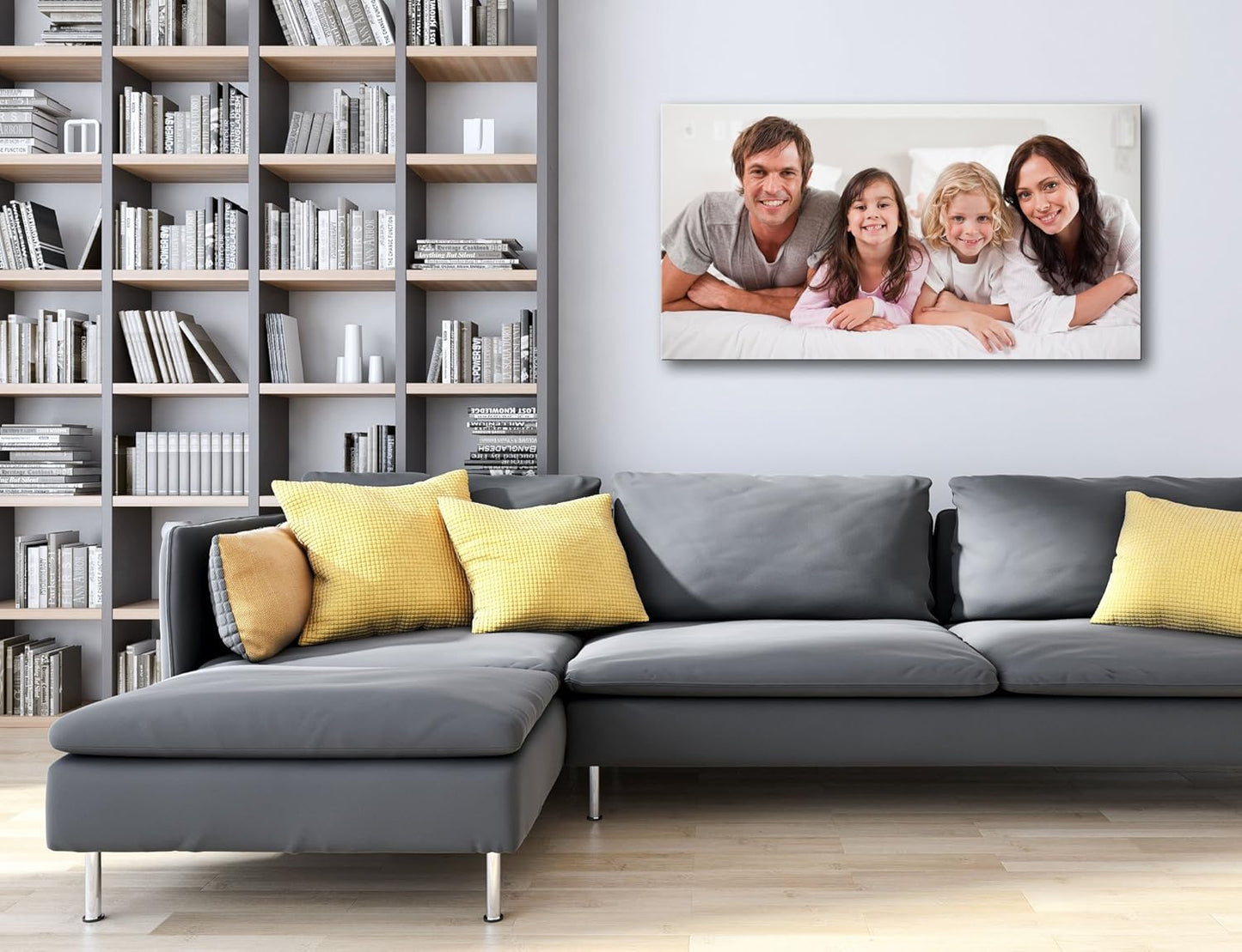Photo.Gifts Custom Canvas Prints with Your Photos 30x16 Inches - Customize with Picture & Text - Made in USA Personalized Photo on Large Canvas Print Wall Art - Pesonalized Gift