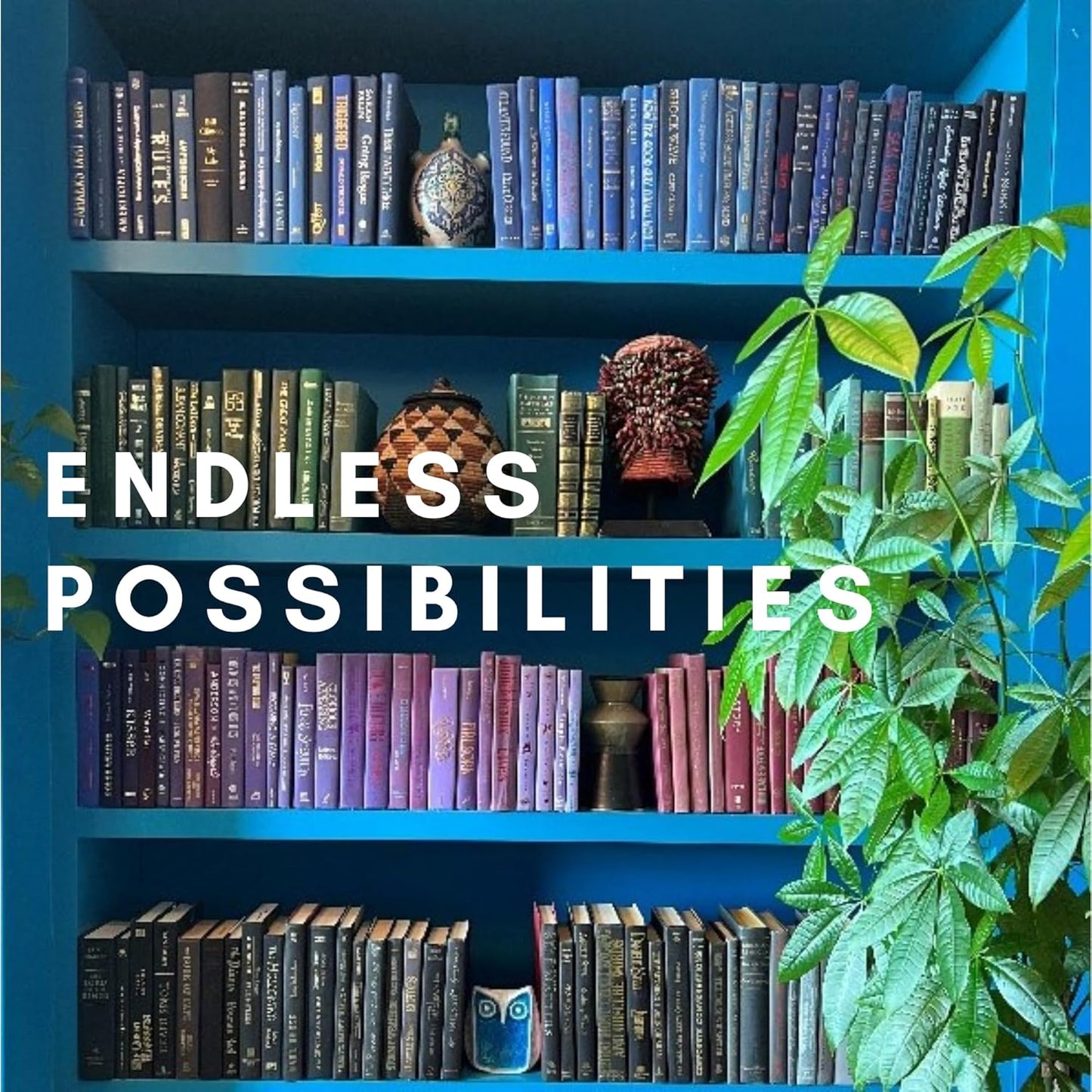 Curated Decorative Books Hardcover Décor Books for Home Décor, Choose Color, Interior Design, Office, Wedding Display, Instant Library, or Staging (One Foot, White/Creme)