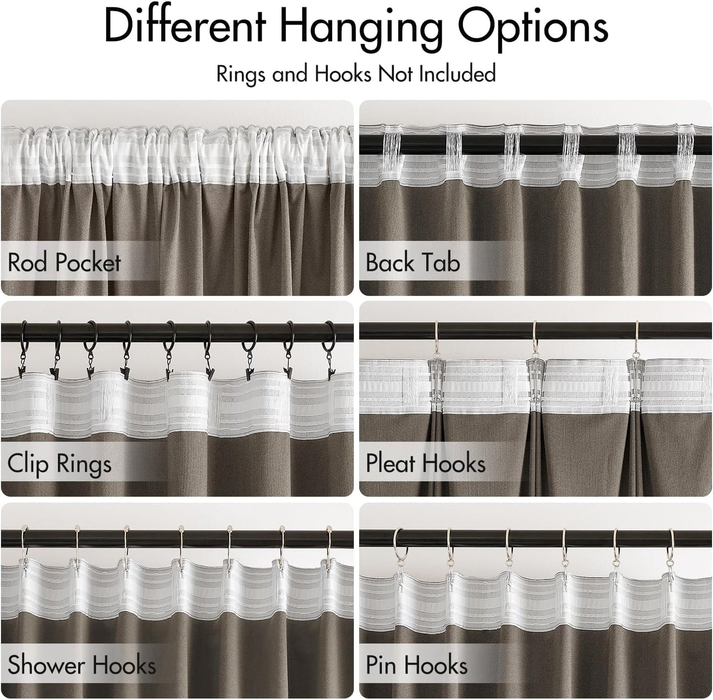 MIULEE Taupe Velvet Curtains 90 inches 2 Panels - Luxury Room Darkening Window Drapes for Bedroom Living Room Thermal Insulated Super Soft Blackout, Back Tab Rod Pocket Pinch Pleated, W52 x L90