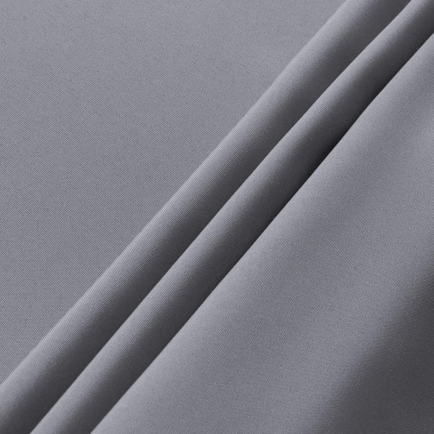 sancua Rectangle Tablecloth - 54 x 78 Inch - Stain and Wrinkle Resistant Washable Polyester Table Cloth, Decorative Fabric Table Cover for Dining Tables, Buffet Parties and Camping, Light Grey