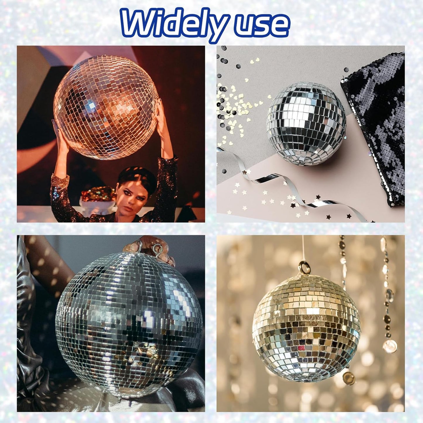 Self Adhesive Mosaic Tiles, 3200 Pieces Disco Ball Tiles, 5 x 5 mm Glass Mirror Mosaic Tiles, Square Mirror Tiles Sticker for DIY Vase, Art Collage, Photo Frames, Home Party 2 Rolls (Rose Gold)