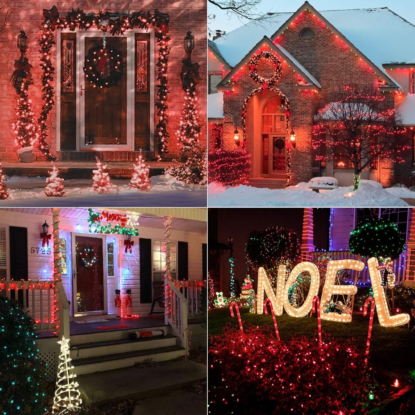 BrizLabs Green Wire Battery String Lights, 17.94ft 50 LED, Indoor/Outdoor, 8 Modes, Valentines Day, Party, Wedding, 2 Sets