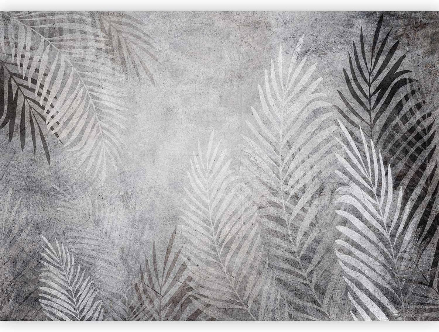 artgeist Premium Wall Mural Leaves 138x101 in - Non-Woven Wallpaper Fleece Wall Decor Photo Print Picture Image Design Palm Abstract Nature Botanical b-C-0855-a-a