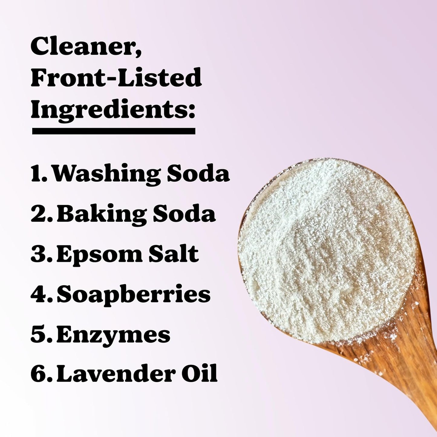 Pronounce Laundry Detergent Powder Alternative | Earth-Derived Ingredients, Eco-Friendly, Safer for Sensitive Skin, Eczema, and Babies. Stain + Smell Fighting. HE Safe (Lavender, 120 Loads).