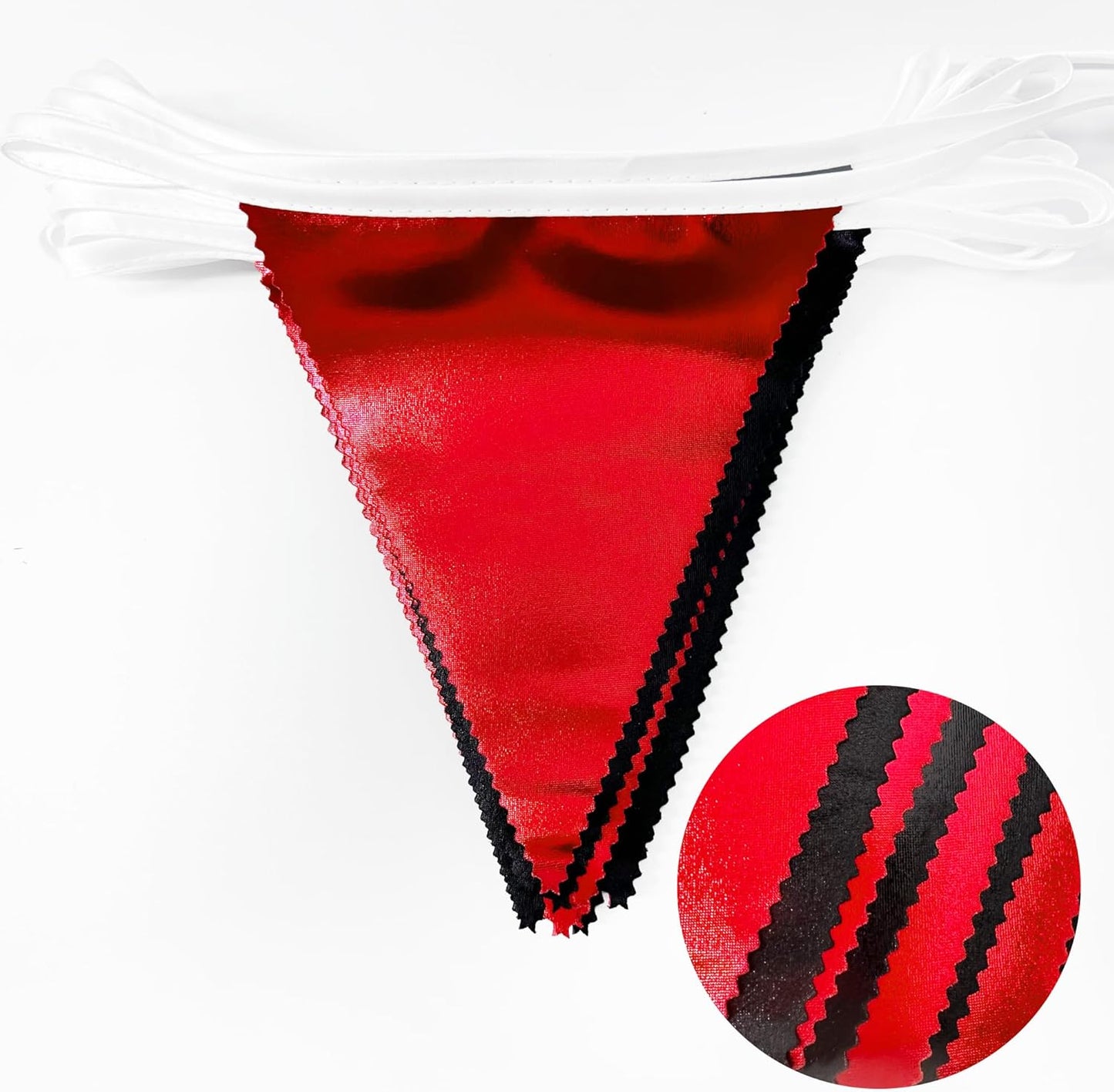 Red Black Party Decoration Metallic Fabric Triangle Pennant Banner Flag Bunting Garland for Graduation Halloween Birthday Wedding Bachelorette Anniversary Las Vegas Casino Poker Pirate Party Supplies