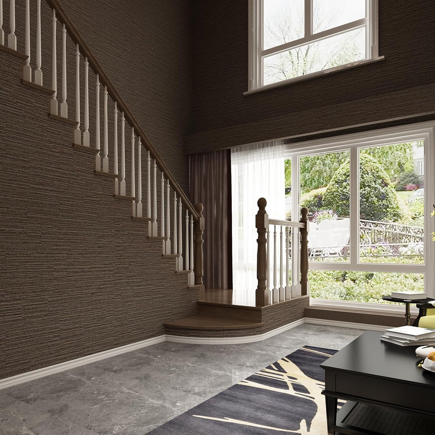 Grasscloth Peel and Stick Wallpaper 20.8"x394" Cream Thick Fabric Textured Linen Classic Faux Grassweave Neutral Removable Wallpaper Vinyl Film Roll for Home Use(Caramel, 20.8"x394")