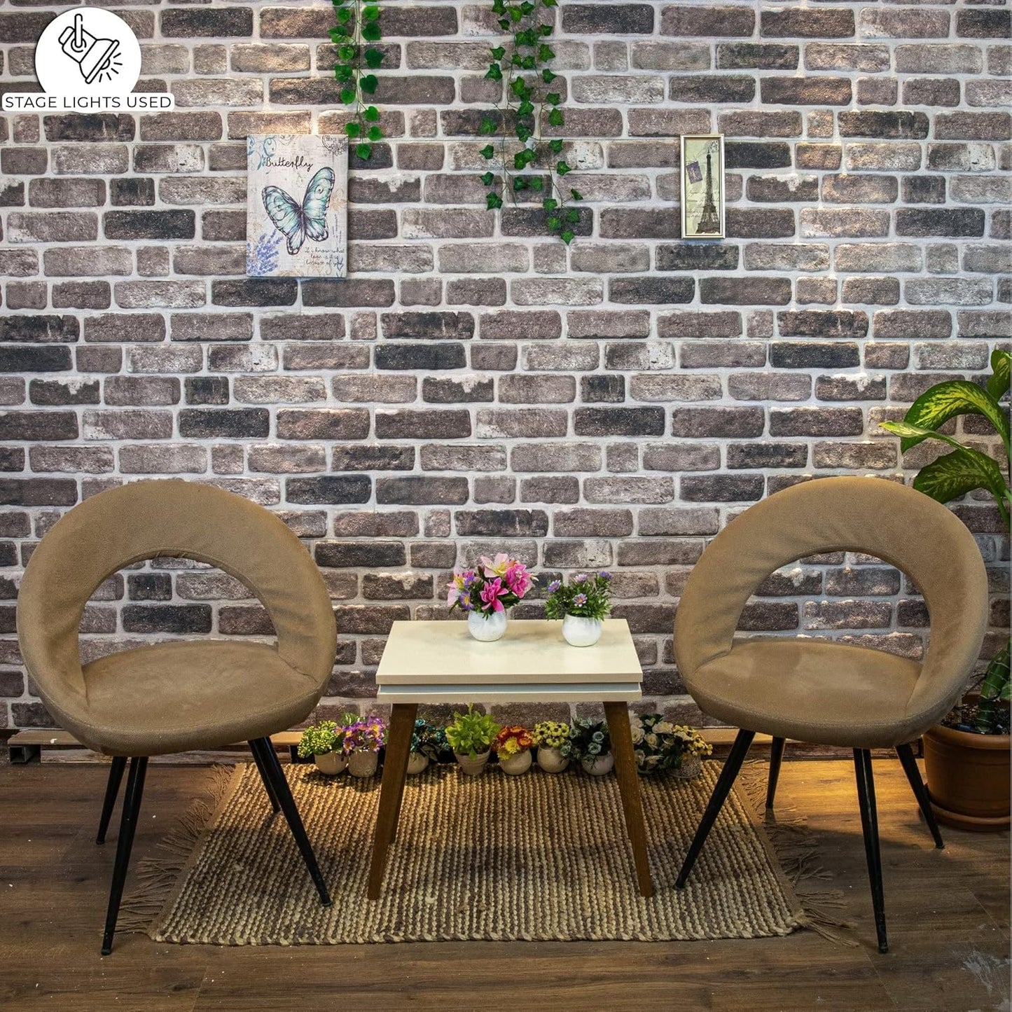 Dundee Deco 3D Wall Panels Faux Brick - Cladding Grey Black Stone Look Wall Paneling, Styrofoam, Sample, Size 10 x 10 in.