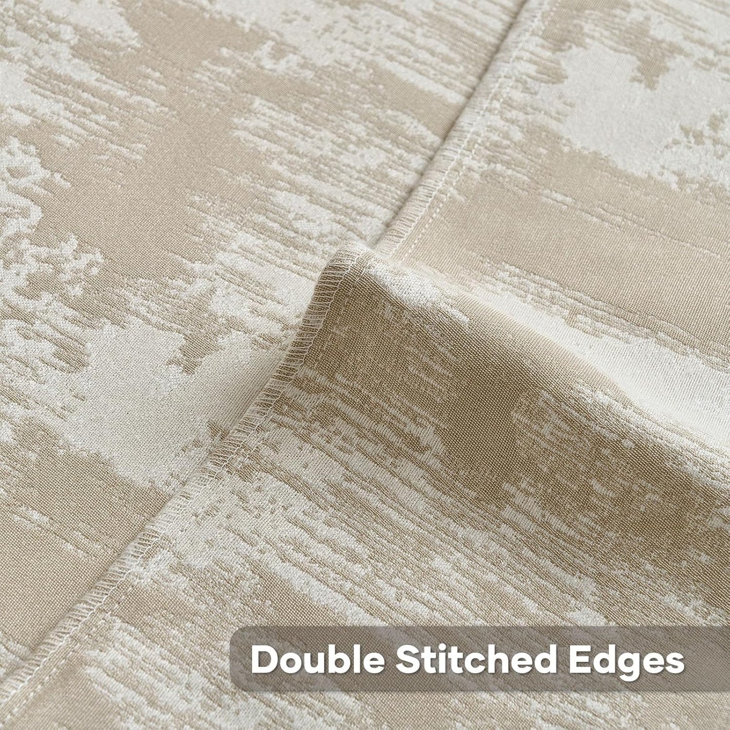 FUTEI Brown White Decorative Throw Pillow Covers 12x20 Inch Set of 2,Soft Faux Cashmere Jacquard - Textured & Cozy Pillow Case,Modern Home Decor for Couch Bed Living Room