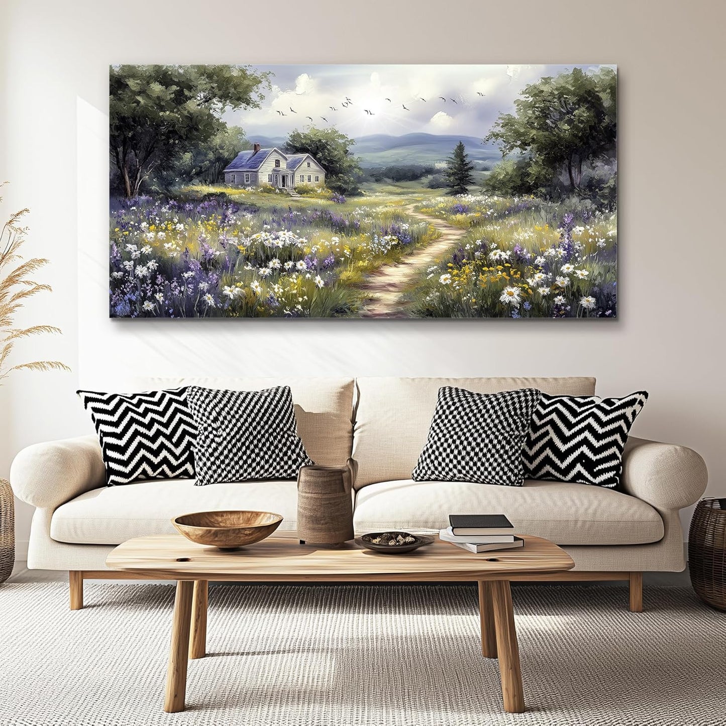 Canvas Wall Art for Living Room Wall Decor for Bedroom Office Wall Decoration Garden Painting Artwork Room Aesthetic Home Decor 20x40 in