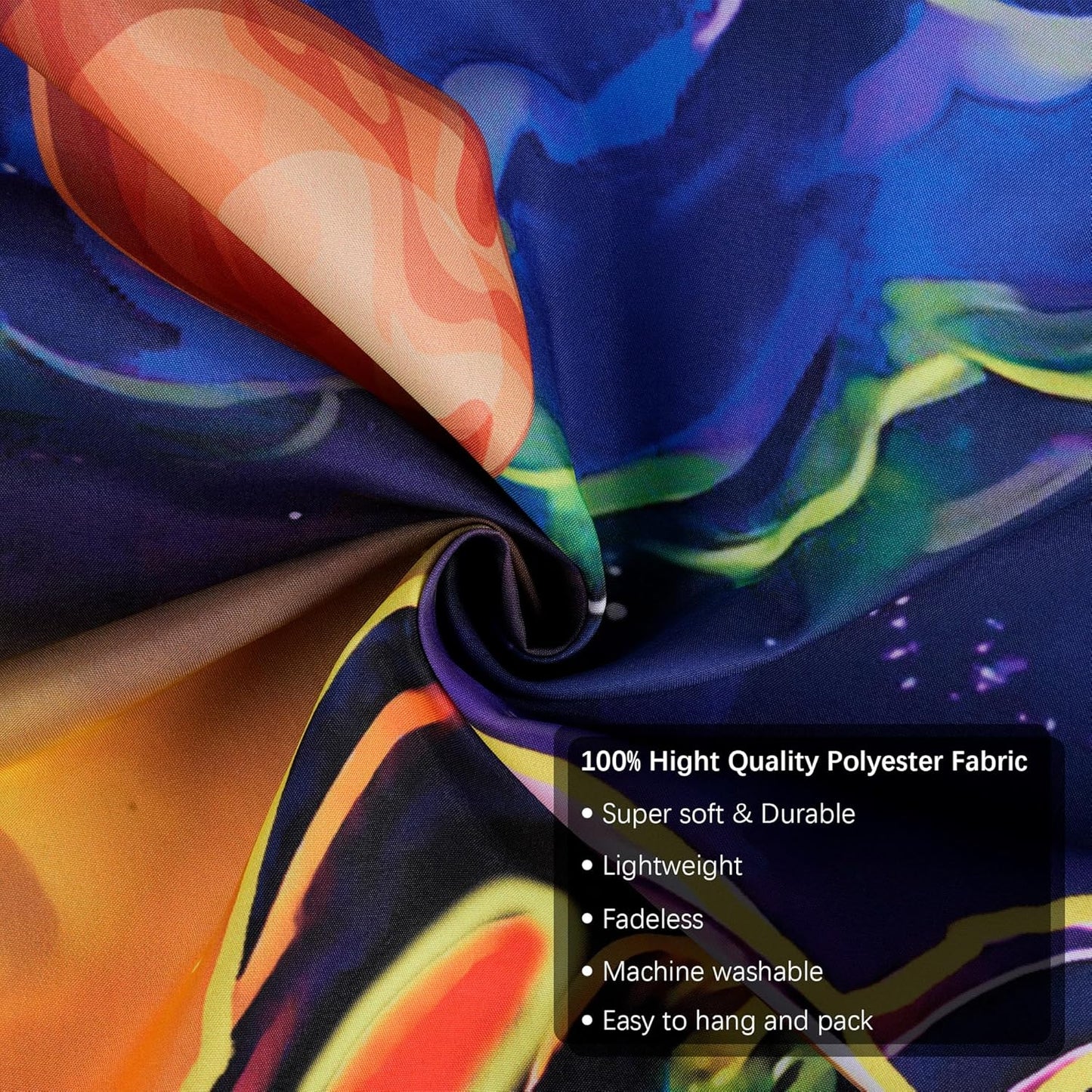 OSVINO Blacklight Alien Tapestry 90"x70" UV Reactive Alien DJing Wall Hanging Art Bedroom Decor Moon and Sun Planets Posters Wall Hanging Hippie Decor