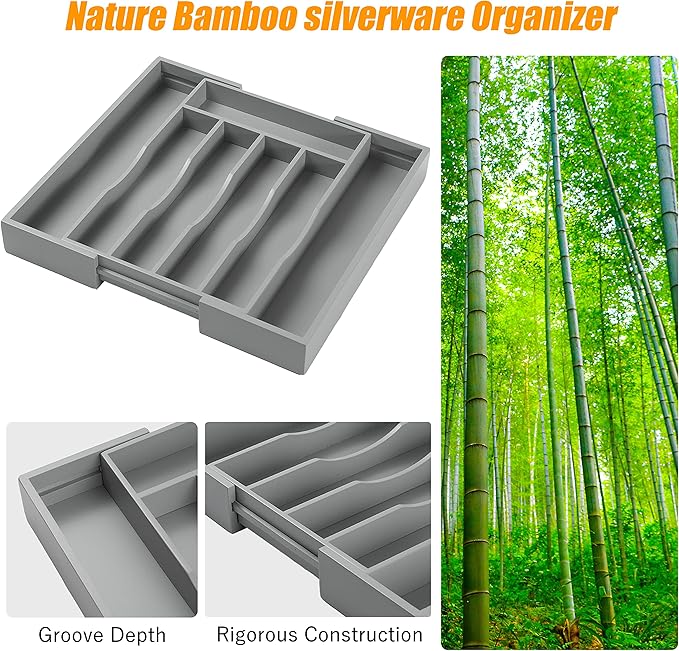 Kitchen Silverware Drawer Organizer and Storage Best Grandpa Grandfather Elder Men Father Day Grandparents Great Papaw Peepaw Grampy Pawpaw Granddad Happy Birthday Christmas Xmas Unique Cool Gifts