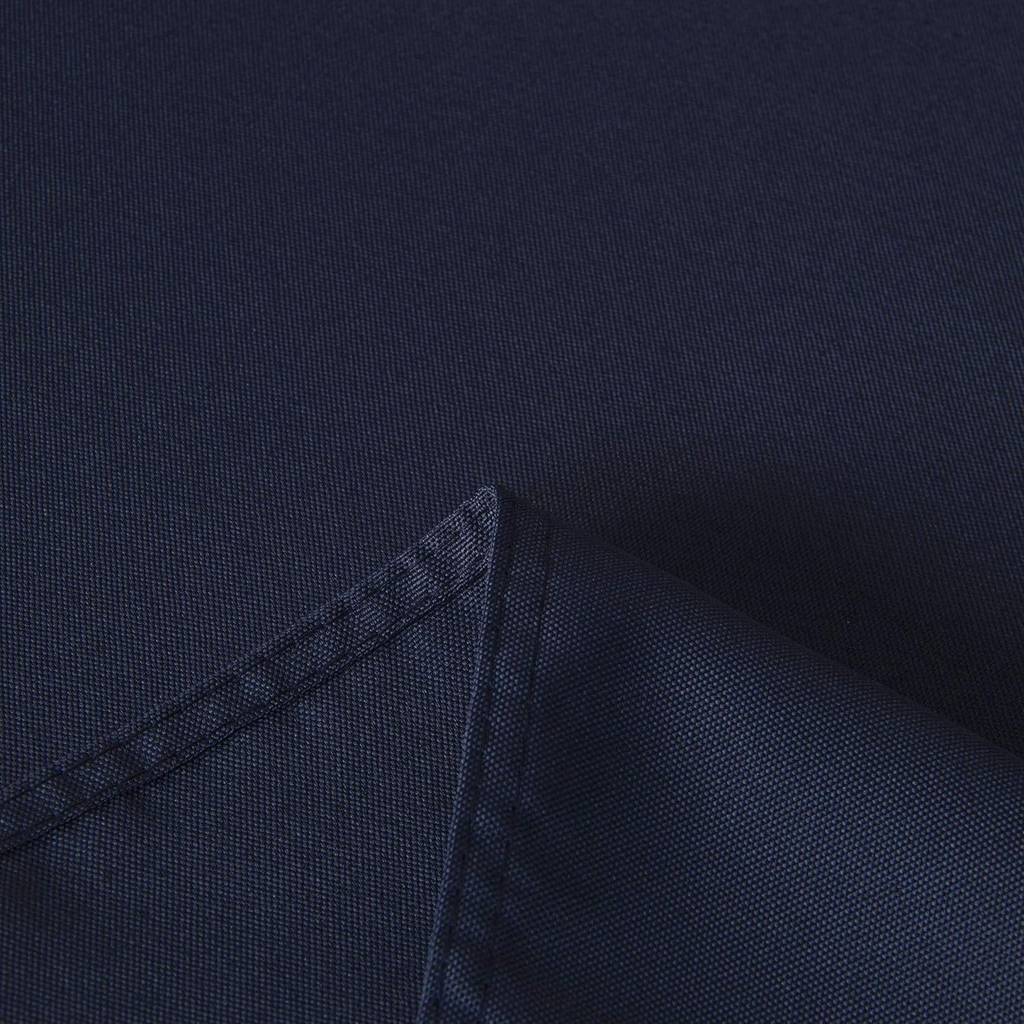 sancua Square Tablecloth - 60 x 60 Inch - Water Resistant Spill Proof Washable Polyester Table Cloth, Decorative Fabric Table Cover for Dining Tables, Buffet Parties and Camping, Navy