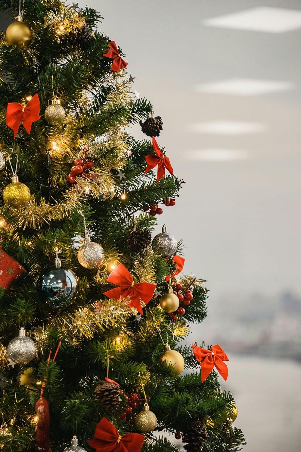 Camel Velvet Bows for Christmas Tree Decorations, 24 Pcs Premium Velvet Ribbon Bows, Christmas Tree Ornaments for Xmas Wreaths, Gift Toppers & Holiday Home Decor(1" Width, 3.5x3.5 Inch)