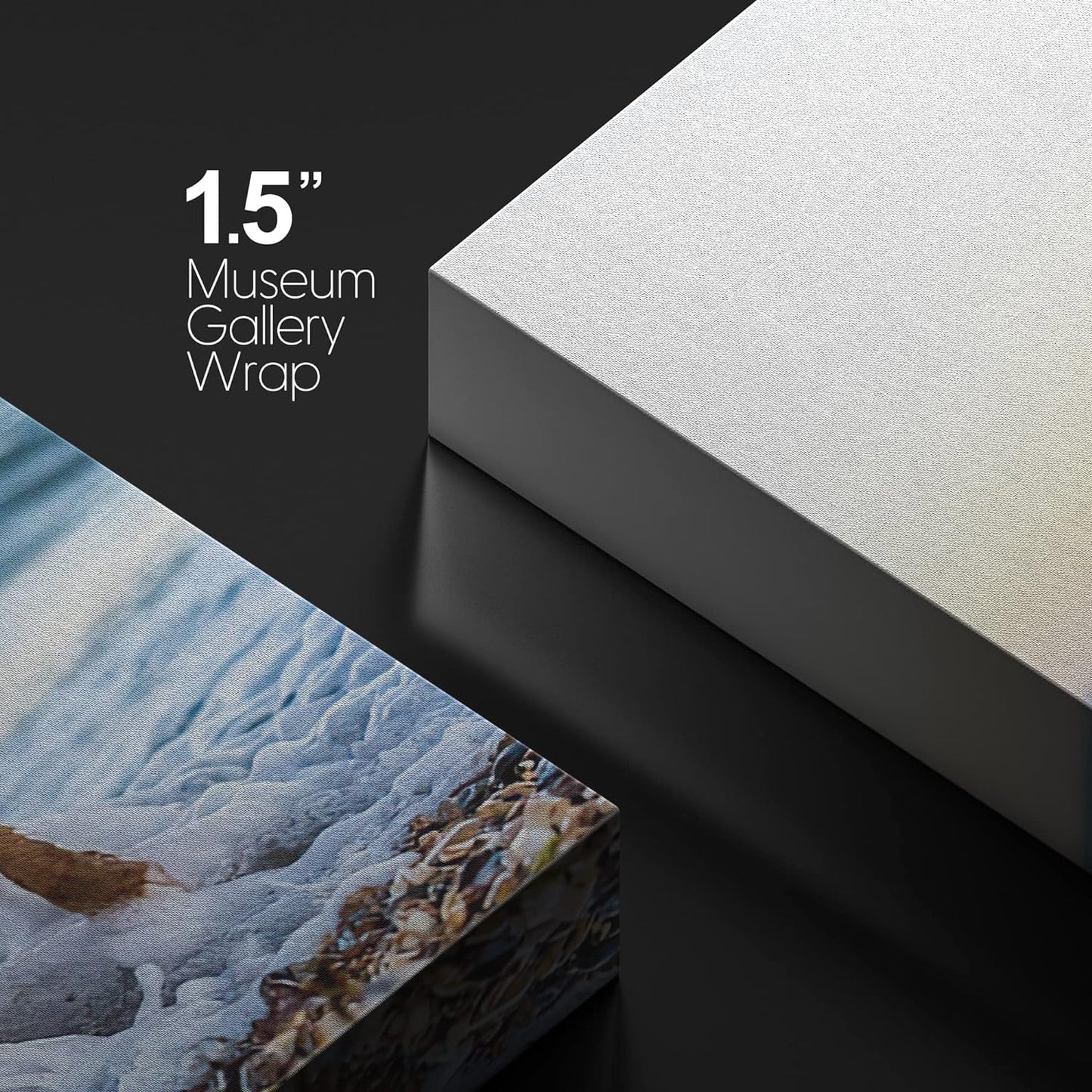 NWT Custom Canvas Prints with Your Photos for Pet/Animal, Personalized Canvas Pictures for Wall to Print Framed 48x32 inches