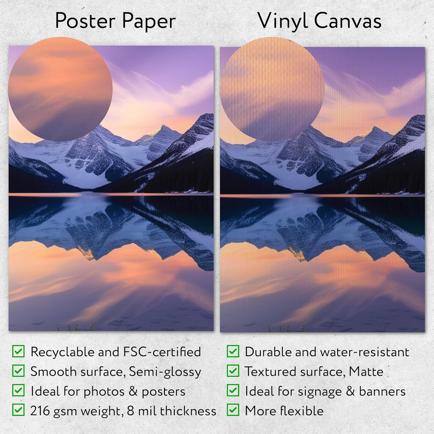 Custom Poster Print, 36x12, Upload Any Photos/Images, Personalized Photo Prints, DIY Your Own Poster, Photo to Poster Printing