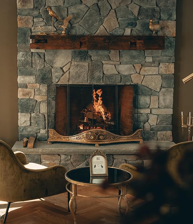 Heavy-Duty Floating Shelf Bracket, Hidden Shelf Bracket for Fireplace Mantel and Shelves, if Installed on Studs, max-Load of 210 pounds, 38 inches, (with Premium Build kit)